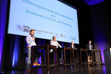 Claas Arlt auf dem Podium